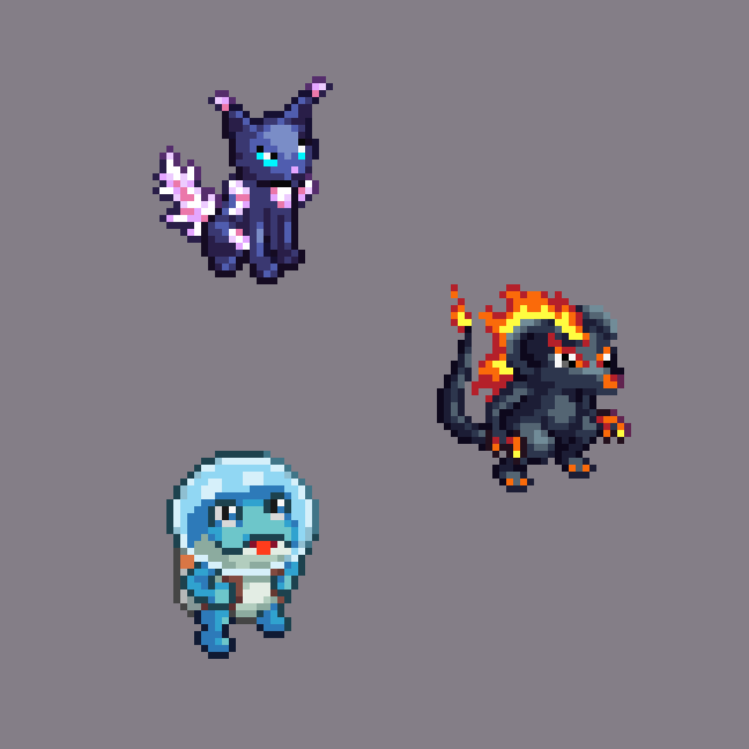 Elemental Creatures Initial Concept/Comission