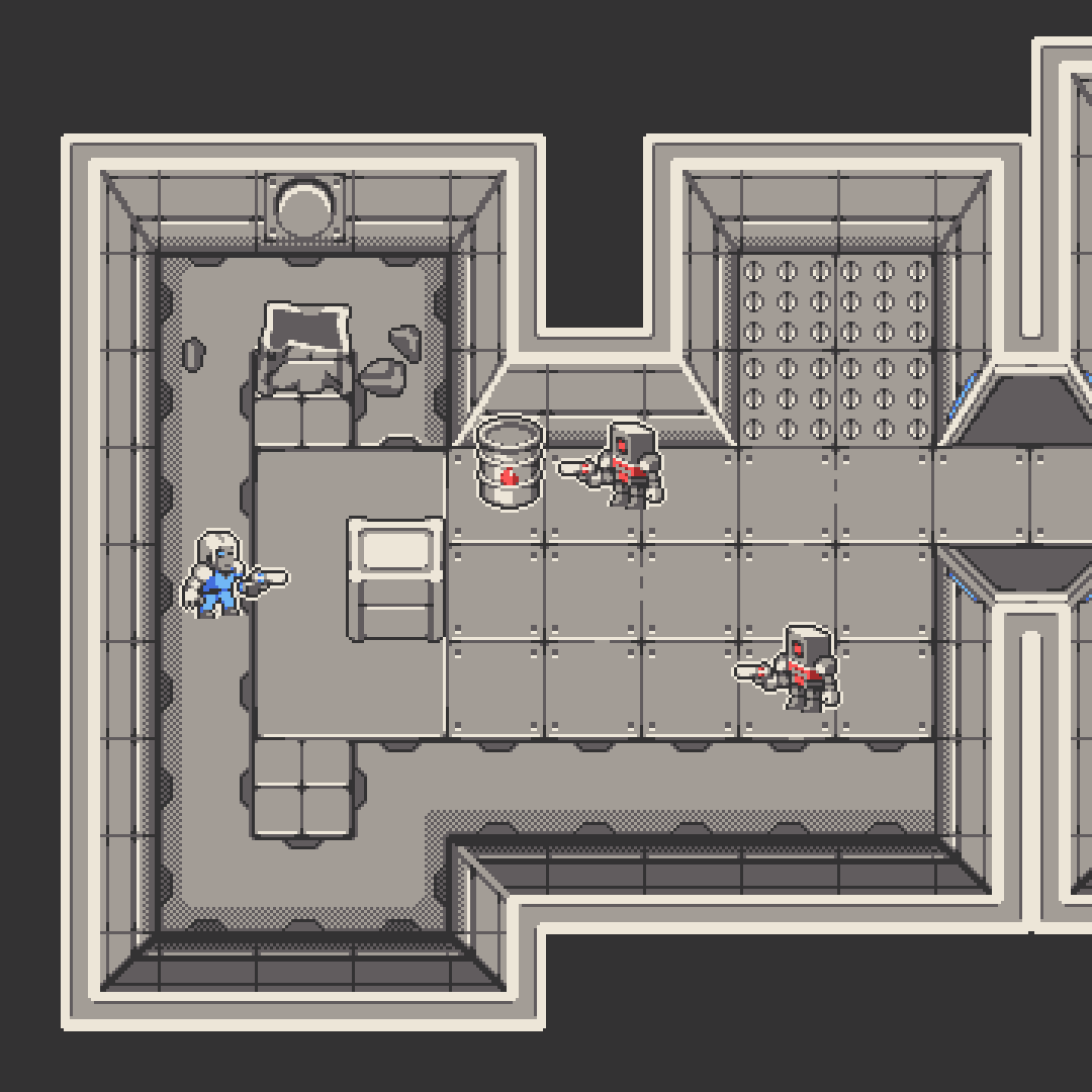 Sci-Fi Game mockup
